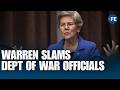 Elizabeth Warren TORCHES Trump Pentagon In Explosive Hearing