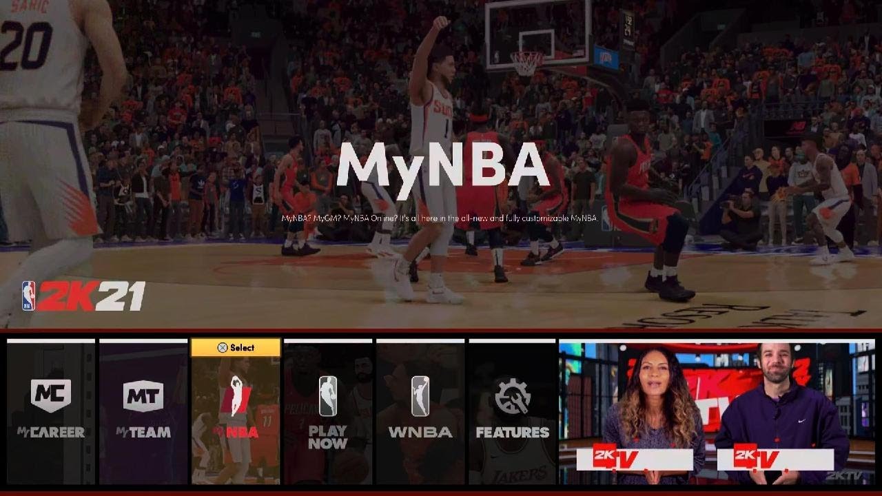 NBA 2K21 Next Gen PS5 Main Menu - YouTube