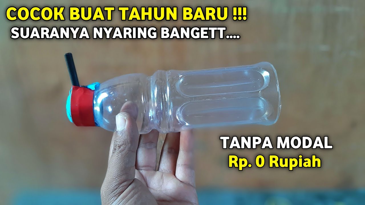 Cara Membuat Terompet Dari Botol Bekas !!! ide Usaha Buat TAHUN BARU !!!
