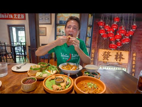 Whole Fish + Northern Thai Food in 130 Year Old Teak Mansion! | Kiti Panit (กิติพานิช), Chiang Mai