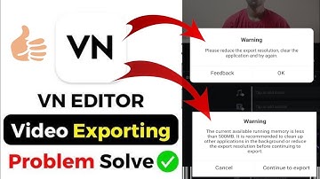 VN Video Export Problem Solve || VN Video Export Quality Problem||VN Video Export Problem Solve kare