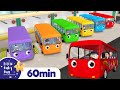 Color Bus Song | Learn Colors - Rainbow Bus | +More Nursery Rhymes | ABCs and 123s | Little Baby Bum