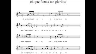 Vignette de la vidéo "Himno 208 (himnario de Sion) - Oh que fuente tan gloriosa - partitura"
