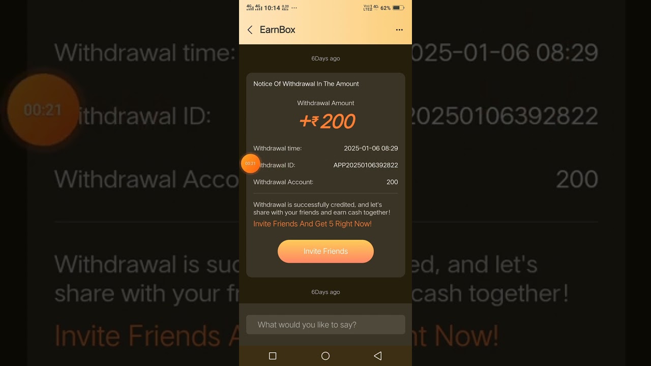 Refer and earn per invite 30rs