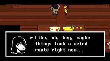 DELTARUNE - Chapter 3 + 4 : All Weird Route Changes