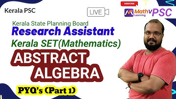 Abstract Algebra PYQ