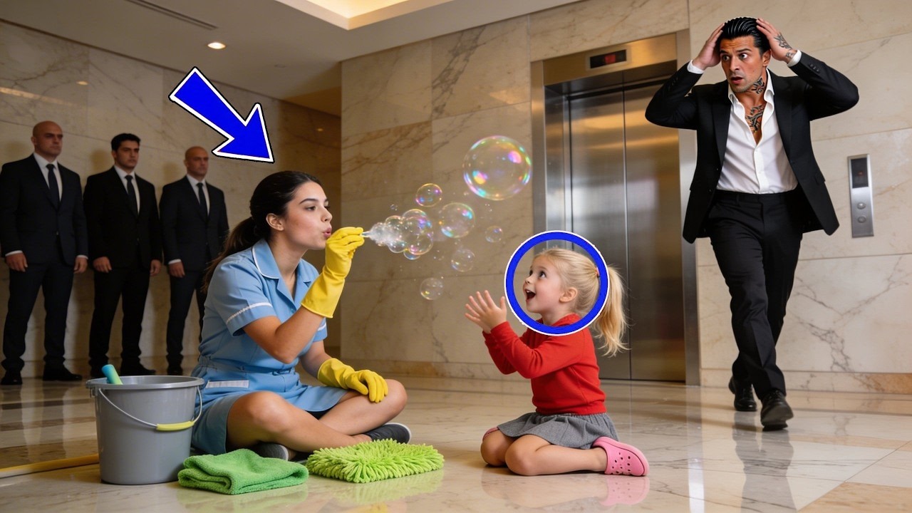 Mamă singură îngrijitoare suflă baloane calmând o fată în criză—neștiind tatăl ei șef mafiot privea!