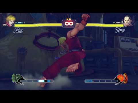 Ultra Street Fighter IV - PS4 Guile sonic boom glitch - video