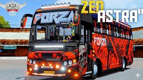 Bussid New ZEDONE BELLY DICKY BS6 FORZA HOLIDAYS Bus Mod For #bussidmods 🔥