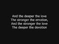 Whitesnake - The Deeper The Love (Lyrics)