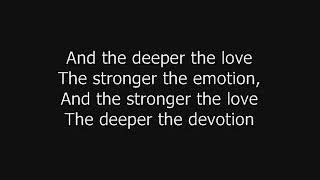 Whitesnake - The Deeper The Love (Lyrics)