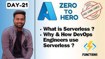 Day-21 | Introduction to Serverless using Azure Functions ? Real Time Usecases #abhishekveeramalla