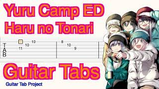 Yuru Camp△ Season 2 ED Haru no Tonari Guitar Tutorial Tabs Ending theme Eri Sasaki
