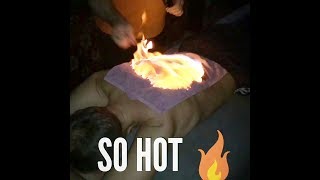 SO HOT FIRE MASSAGE \ Огненный массаж Лечение остеохондроза Грыжа диска Протрузия Омск