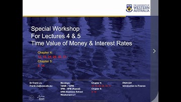 FINA1221 2020 S1 Lecture 5 Interest Rates [No Background Music]