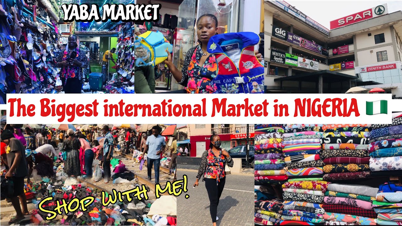 The biggest International Market in Nigeria| YABA MARKET| Shop with me!