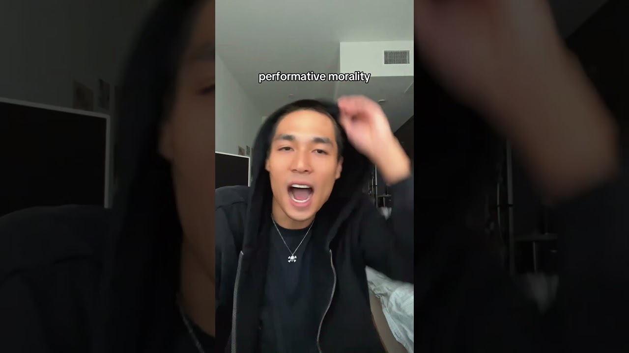 beware of performative morality