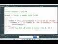8. Forcing correct number input from the user (merit and excellence)