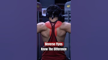 Reverse Flyes: Know The Difference ⚠️ #back