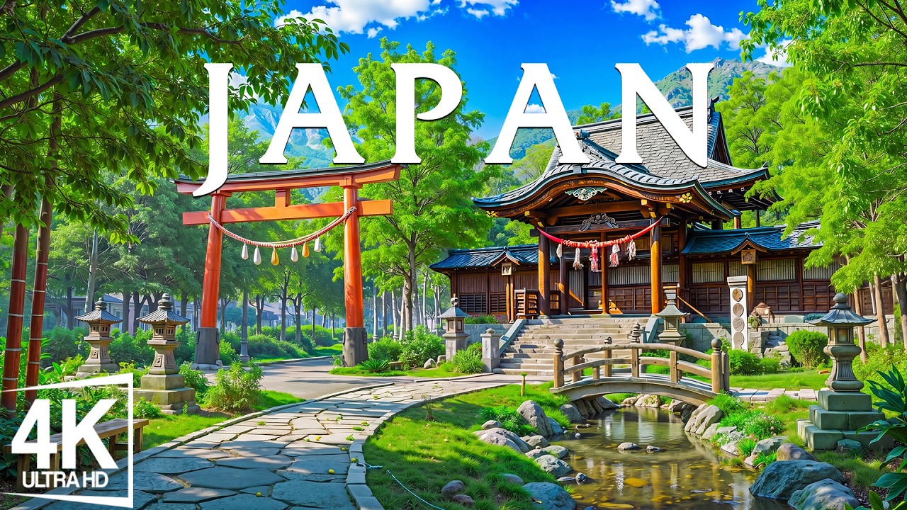 Japan 4K – Mount Fuji, Cherry Blossoms, Ancient Temples and Breathtaking Landscapes