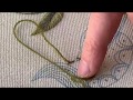 Phillipa's Crewel Work Corner - Video #8 - Running Hare Crewel Work Kit - Stem Stitch