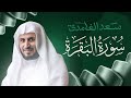سورة البقرة بصوت القارئ الشيخ سعد الغامدي  
