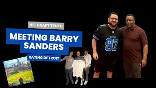 Meeting Barry Sanders at NFL Draft | Detroit Review | Ahren Belisle - Kill Tony & AGTV | Tigers