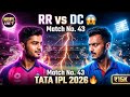 RAJSHATHAN ROYALE VS DELHI CAPITALS TODAY'S LIVE SCORE MECHANIC LIVE 