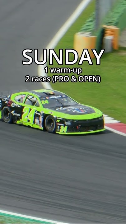 Pure NASCAR racing in Europe! 😍