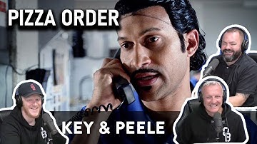 Key & Peele - Pizza Order REACTION!! | OFFICE BLOKES REACT!!