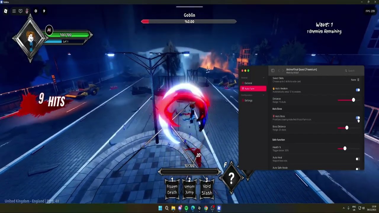 Скрипт для аниме Final Quest | Автоматический фарм мобов, автоматическое лечение, автоматическое ...