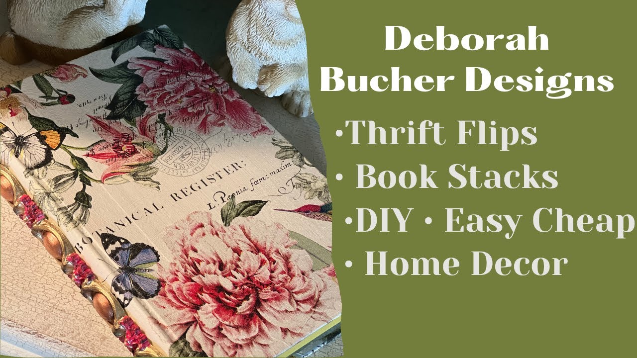 Thrift Flips • Book Stacks • DIY • Easy Cheap • Home Decor YouTube