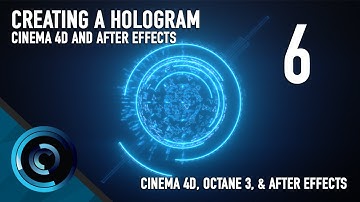 Creating a Hologram in Cinema 4D and After Effects - Part 6 After Effects Compositing Hologram