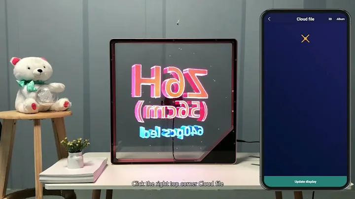 Video Tutorial-Z6H 3D LED Fan User Guide - how to control  #3D#3dhologramfan #3dledfan#3dholowall