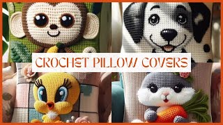 crochet crochet pillow covers