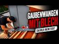 Gaubenwangen mit Blech bekleiden. #dachdecker #spengler #handwerk