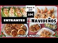 Aperitivos Navideños para 4 personas 10€/ 4 Entrantes/ Menú Fiestas/ Fácil y Económico/ Maricienta
