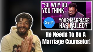 AMERICAN REACTS TO Romesh Ranganathan Does Couples Therapy | Irrational | Universal Comedy