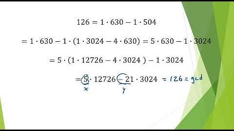 Number Theory - Reverse Euclidean Algorithm