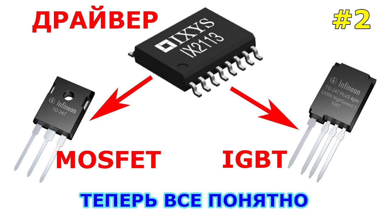 Драйвер для MOSFET и IGBT | Принцип выбора и расчет. Часть 2. - YouTube