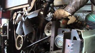 Replacing the engine in a ZIL-131