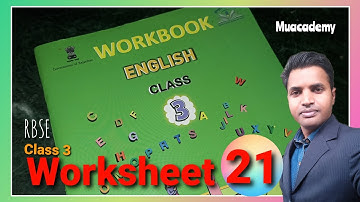 RBSE Class 3 English Worksheet 21 @ducoacademy