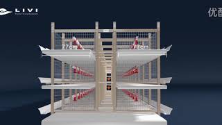 Advantage of broiler cage system
