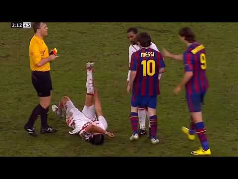 Ibrahimovic protecting Messi