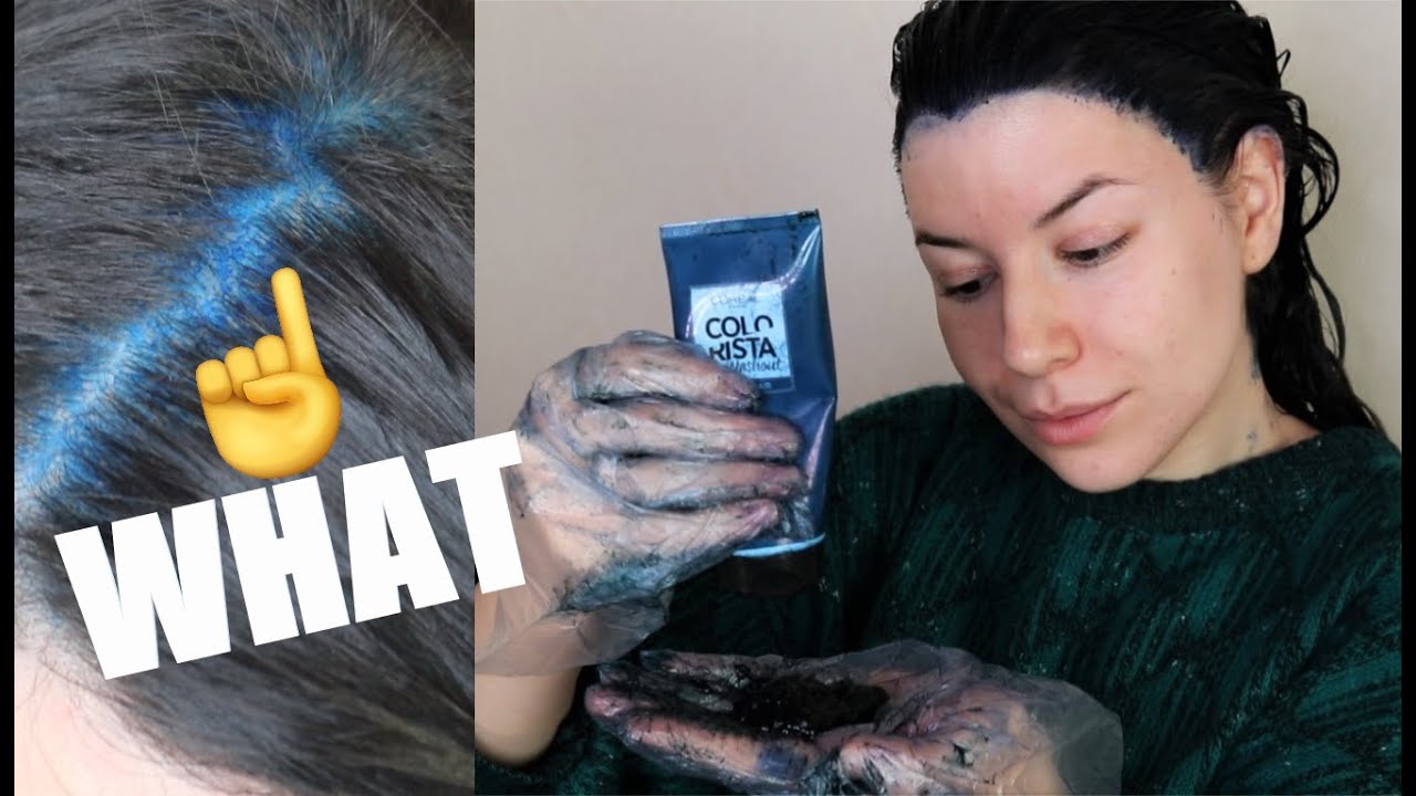 wash out blue hair color