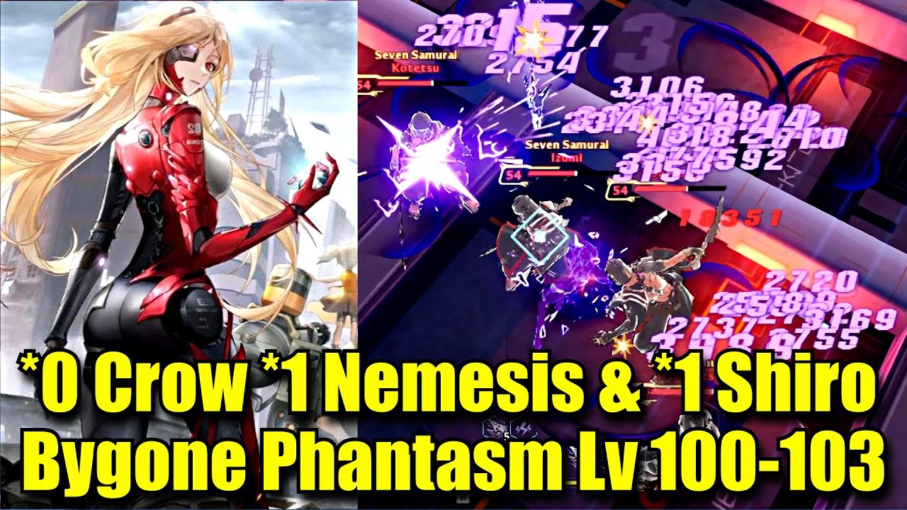 *0 Crow *1 Nemesis & *1 Shiro | Bygone Phantasm Lv 100-103 - Tower of Fantasy Global