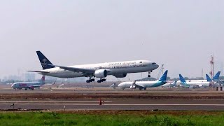Download Kesibukan Lalu Lintas Pesawat Terbang Di Bandara Soekarno Hatta Jakarta - Landin Video MP3 Kesibukan Lalu Lintas Pesawat Terbang Di Bandara Soekarno Hatta Jakarta - Landin
