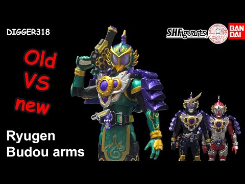 SH Figuarts Kamen Rider Ryugen Budou Arms SHINKOCCHOU SEIHOU Toy Review 4K