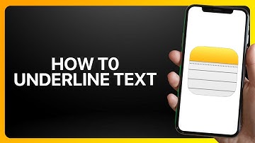How To Underline Text In iPhone Notes App 2025! Tutorial