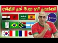 الصاعدين إلي دور 16 ثمن نهائي كأس العالم للشباب لأقل من 20 عام منافس منتخب المغرب حظوظ مصر السعودية